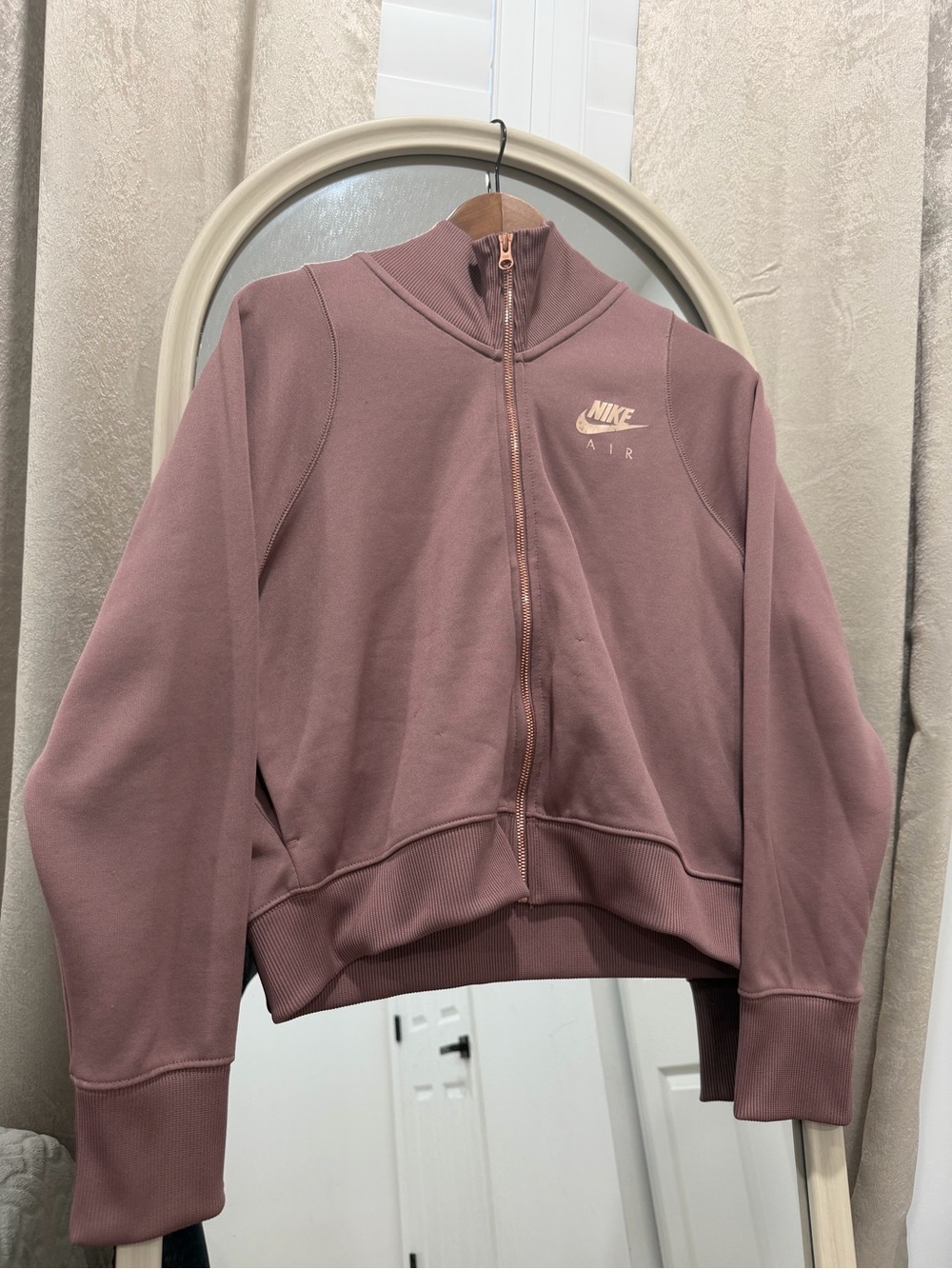 Nike Air Women's Purple with Rose Gold Zipper Jacket